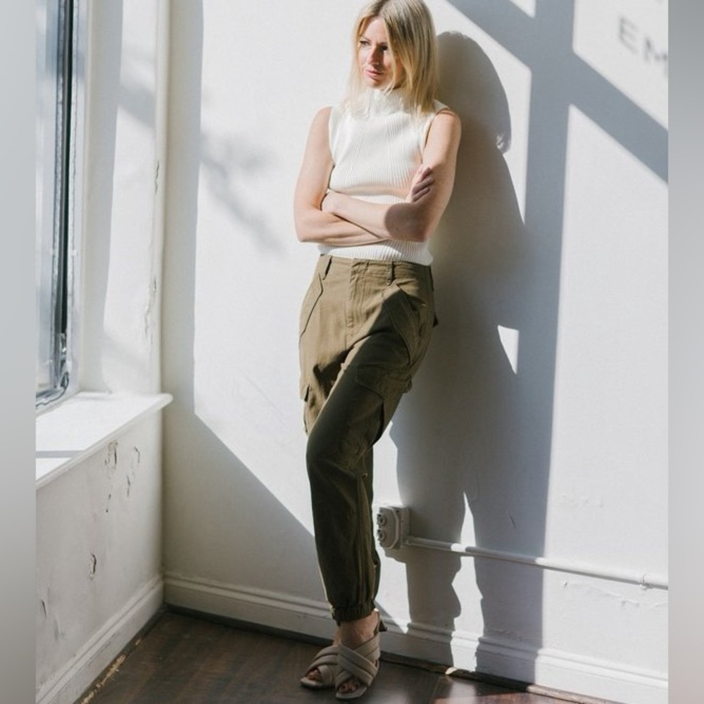 Rag and Bone cream field jogger cargo pants